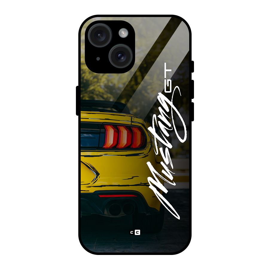 Amazing Mad Car Glass Back Case for iPhone 15
