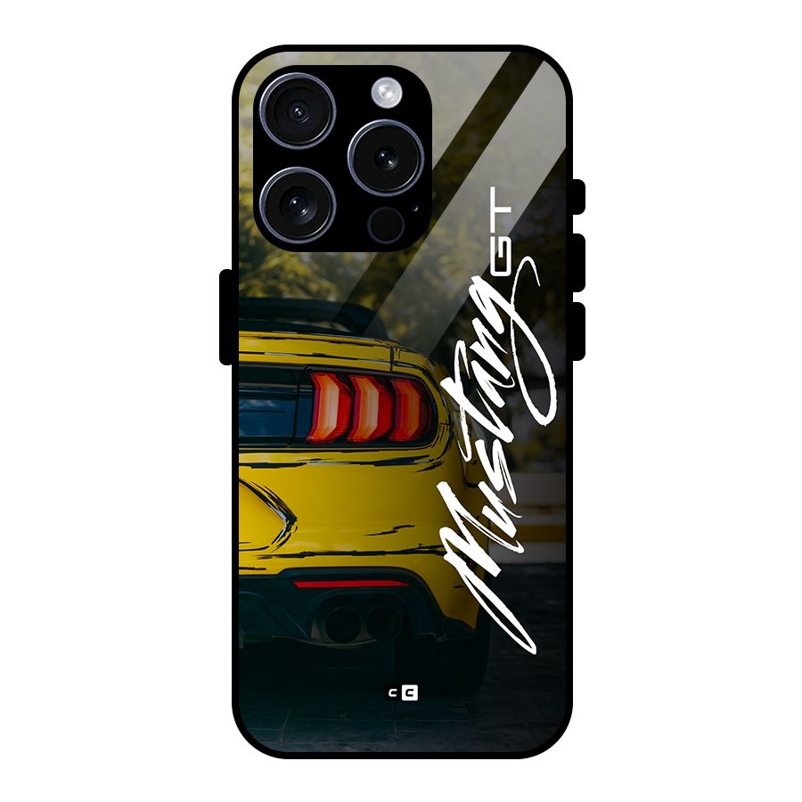 Amazing Mad Car Glass Back Case for iPhone 15 Pro