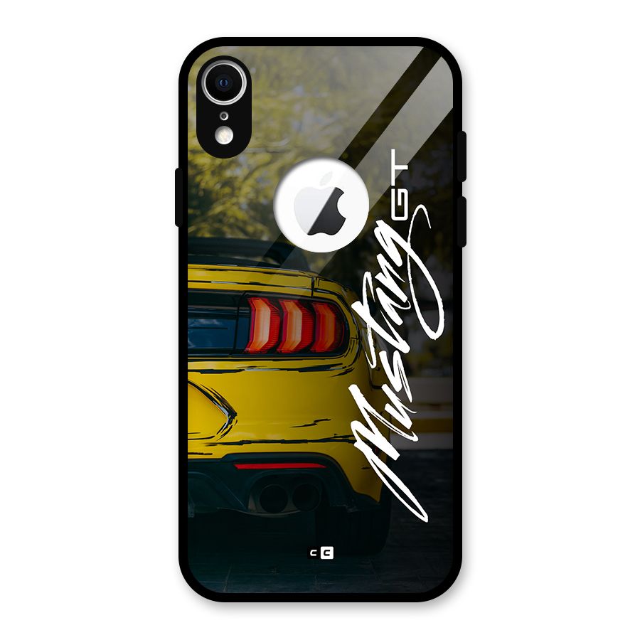 Amazing Mad Car Glass Back Case for iPhone XR Logo Cut