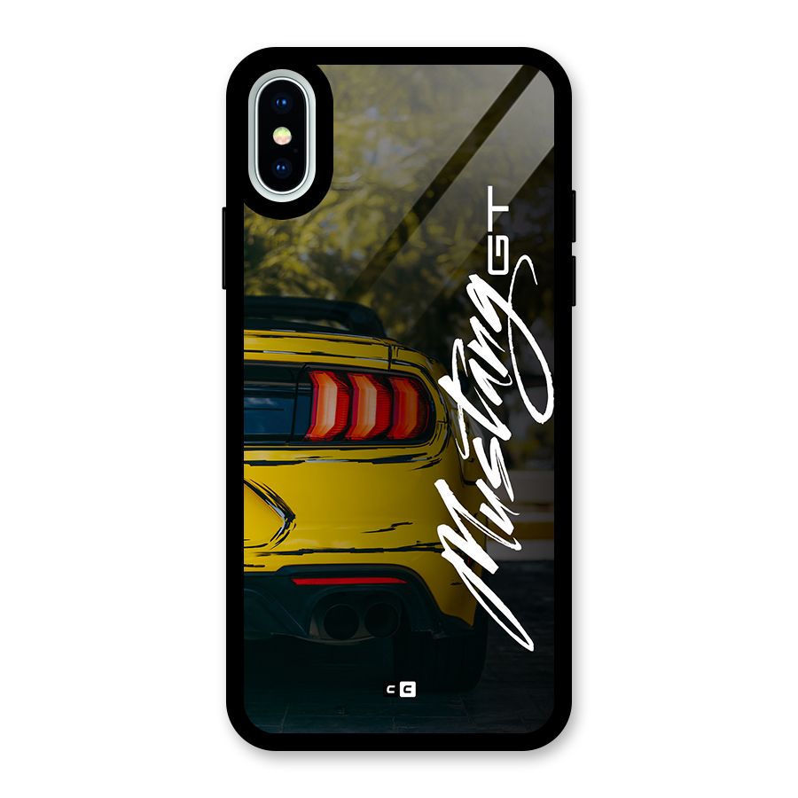 Amazing Mad Car Glass Back Case for iPhone XS