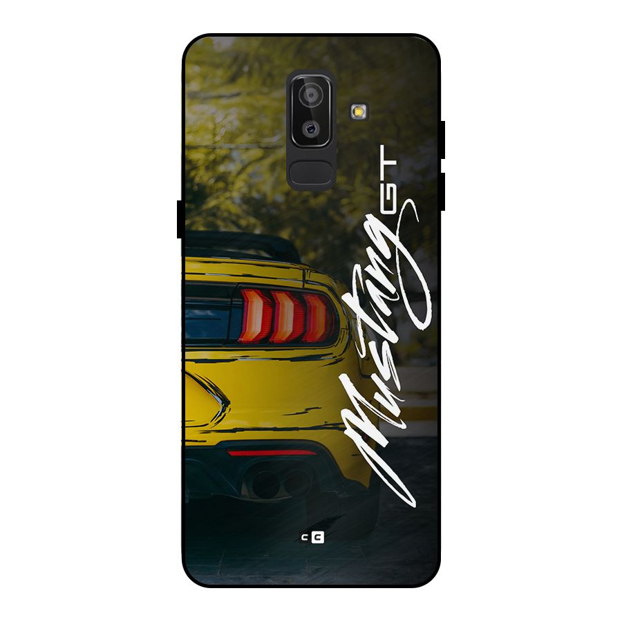 Amazing Mad Car Metal Back Case for Galaxy J8