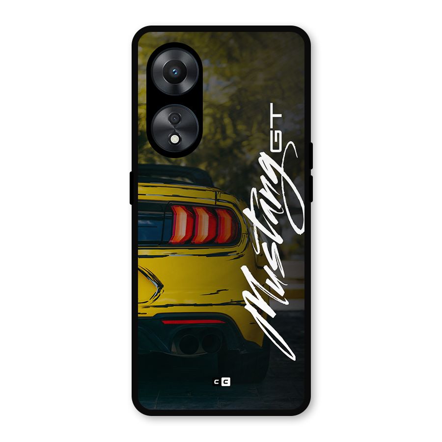 Amazing Mad Car Metal Back Case for Oppo A78