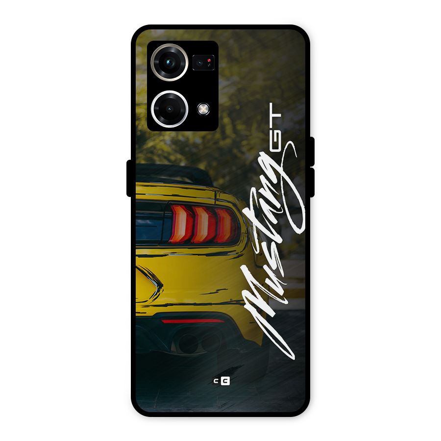 Amazing Mad Car Metal Back Case for Oppo F21 Pro 4G