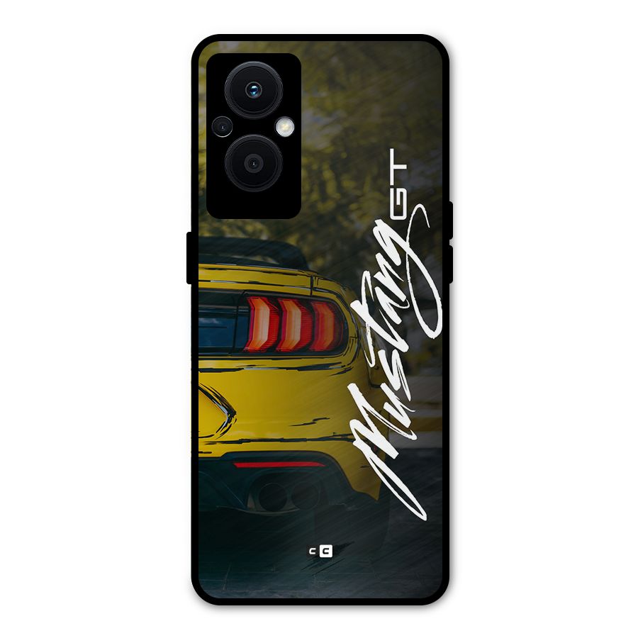 Amazing Mad Car Metal Back Case for Oppo F21 Pro 5G