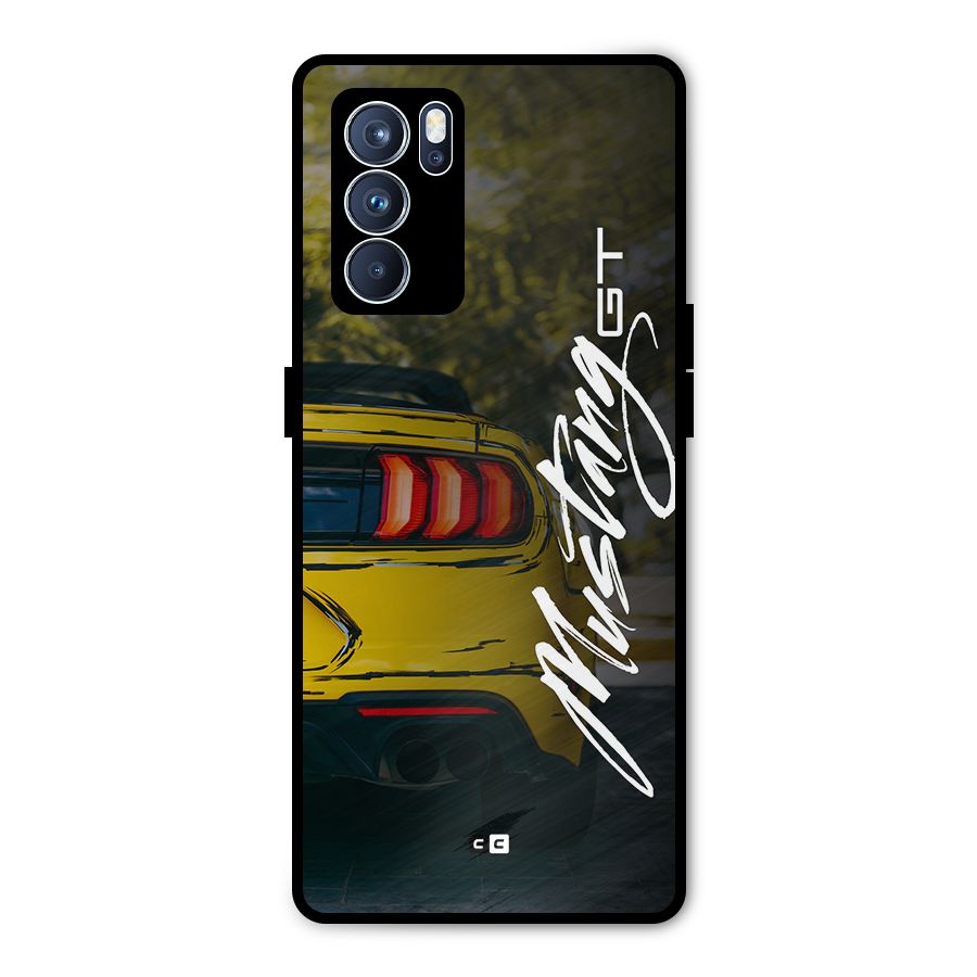 Amazing Mad Car Metal Back Case for Oppo Reno6 Pro 5G