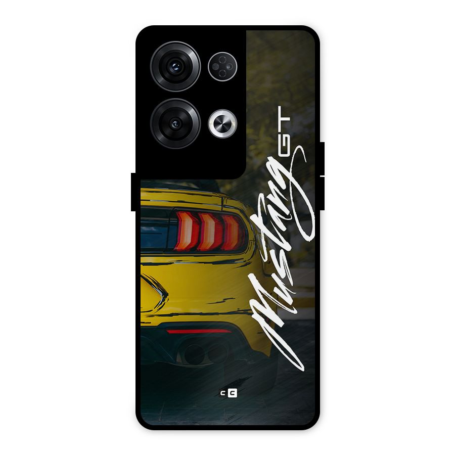 Amazing Mad Car Metal Back Case for Oppo Reno8 Pro 5G