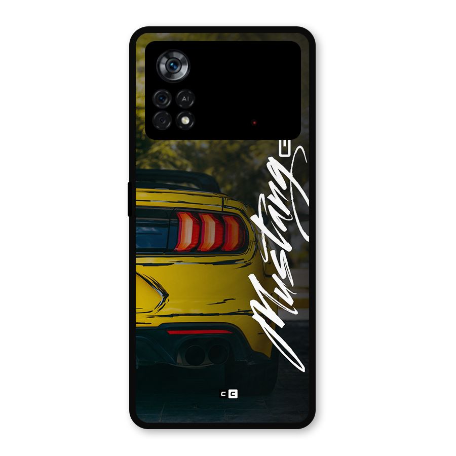 Amazing Mad Car Metal Back Case for Poco X4 Pro 5G