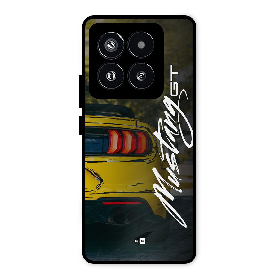 Amazing Mad Car Metal Back Case for Xiaomi 14 Pro