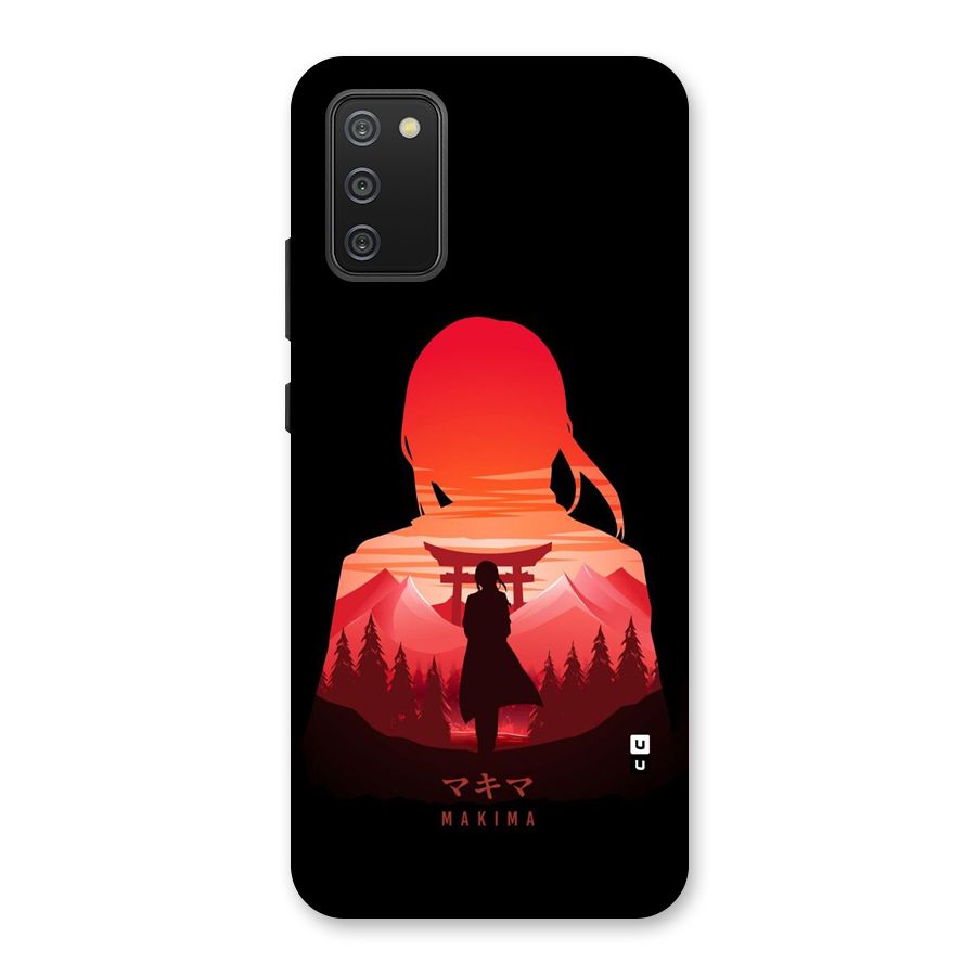 Amazing Makima Back Case for Galaxy F02s