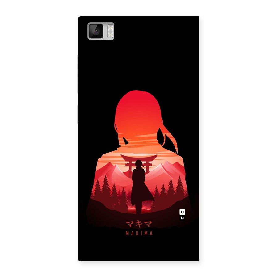 Amazing Makima Back Case for Mi3