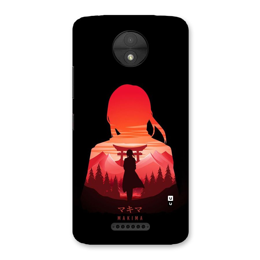 Amazing Makima Back Case for Moto C