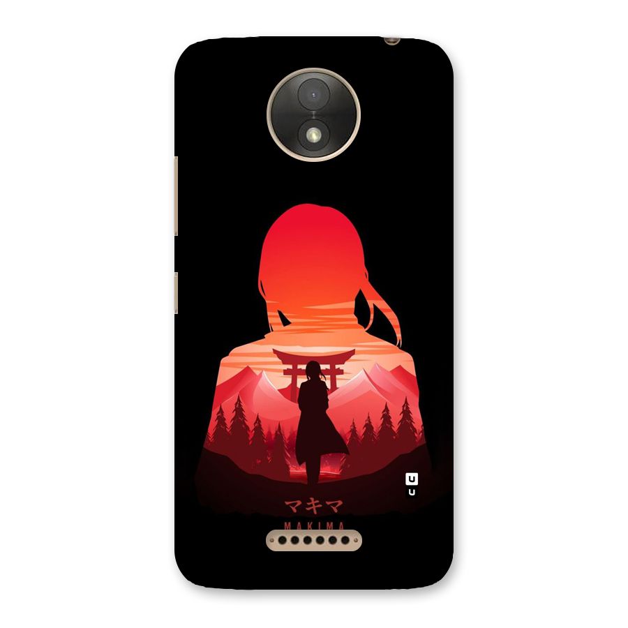 Amazing Makima Back Case for Moto C Plus