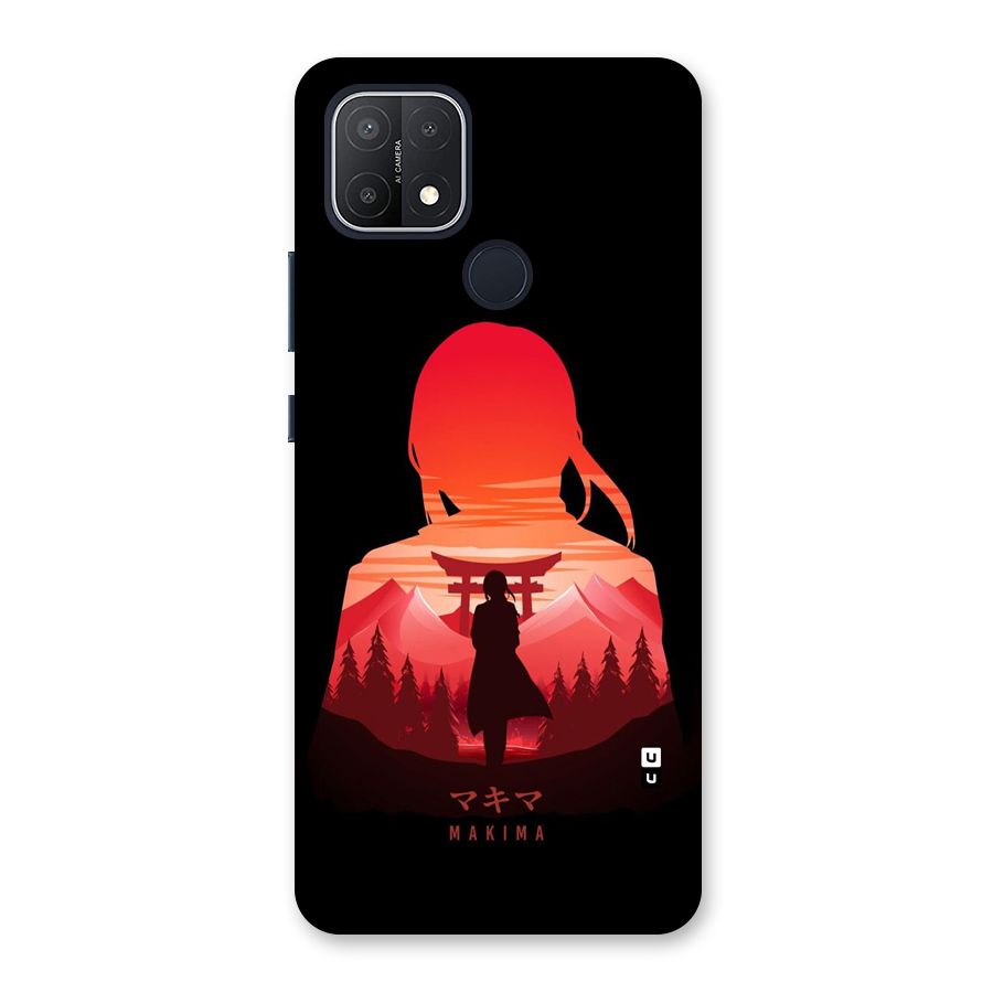Amazing Makima Back Case for Oppo A15