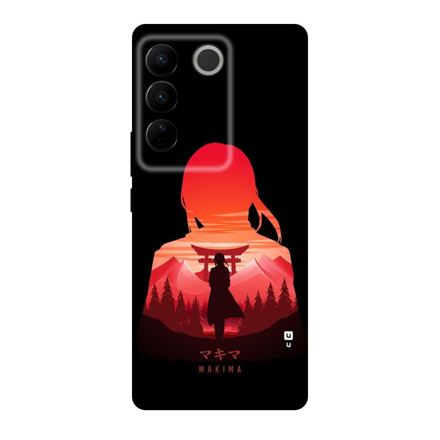 Amazing Makima Back Case for Vivo V27