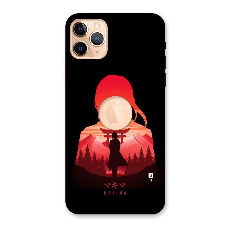 Amazing Makima Back Case for iPhone 11 Pro Max Logo Cut