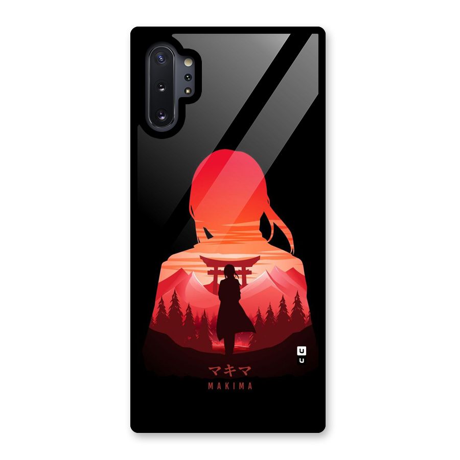 Amazing Makima Glass Back Case for Galaxy Note 10 Plus