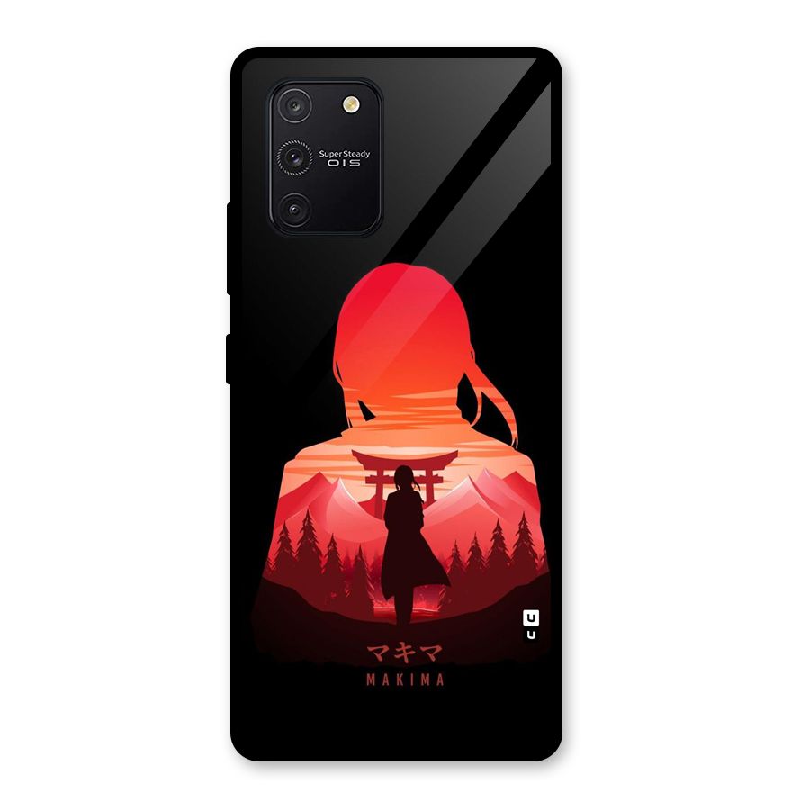 Amazing Makima Glass Back Case for Galaxy S10 Lite