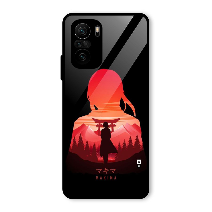 Amazing Makima Glass Back Case for Mi 11X Pro