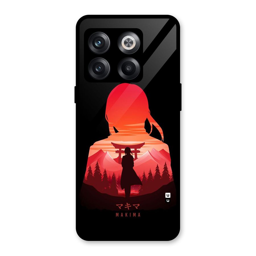 Amazing Makima Glass Back Case for OnePlus 10T
