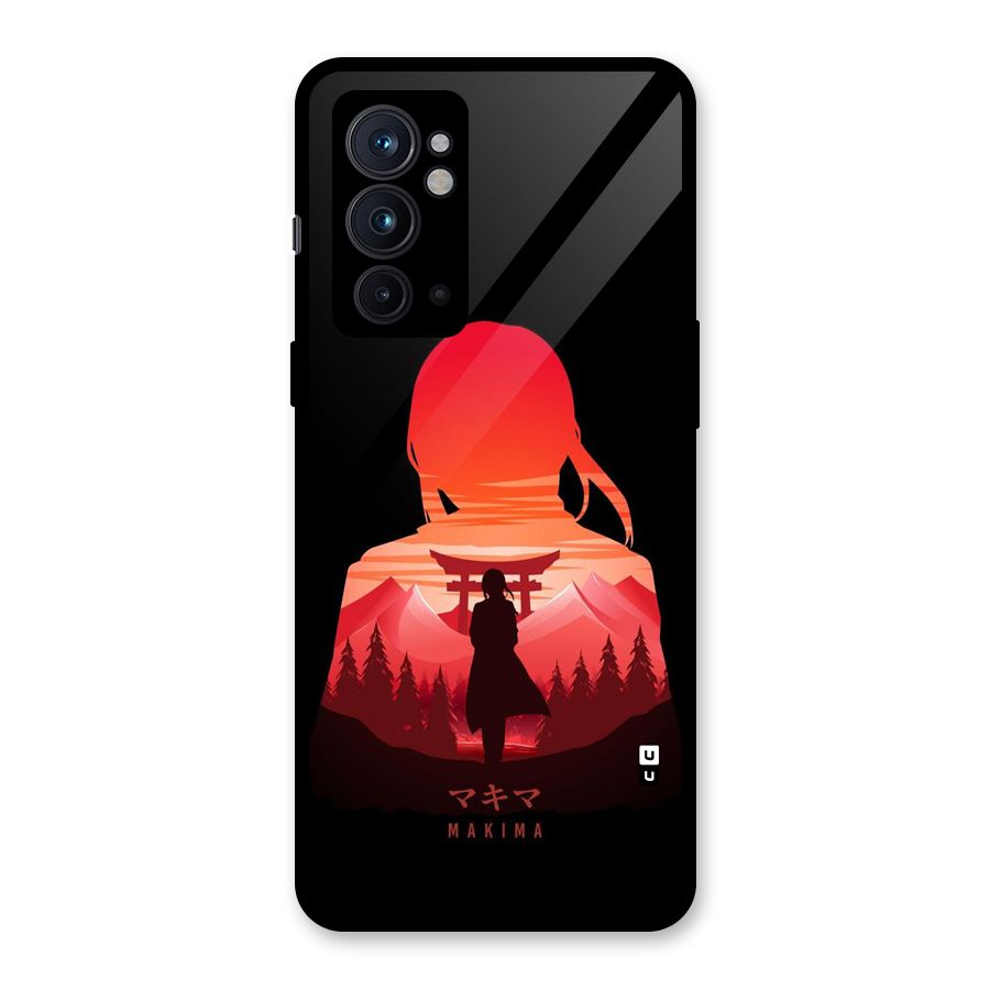 Amazing Makima Glass Back Case for OnePlus 9RT 5G