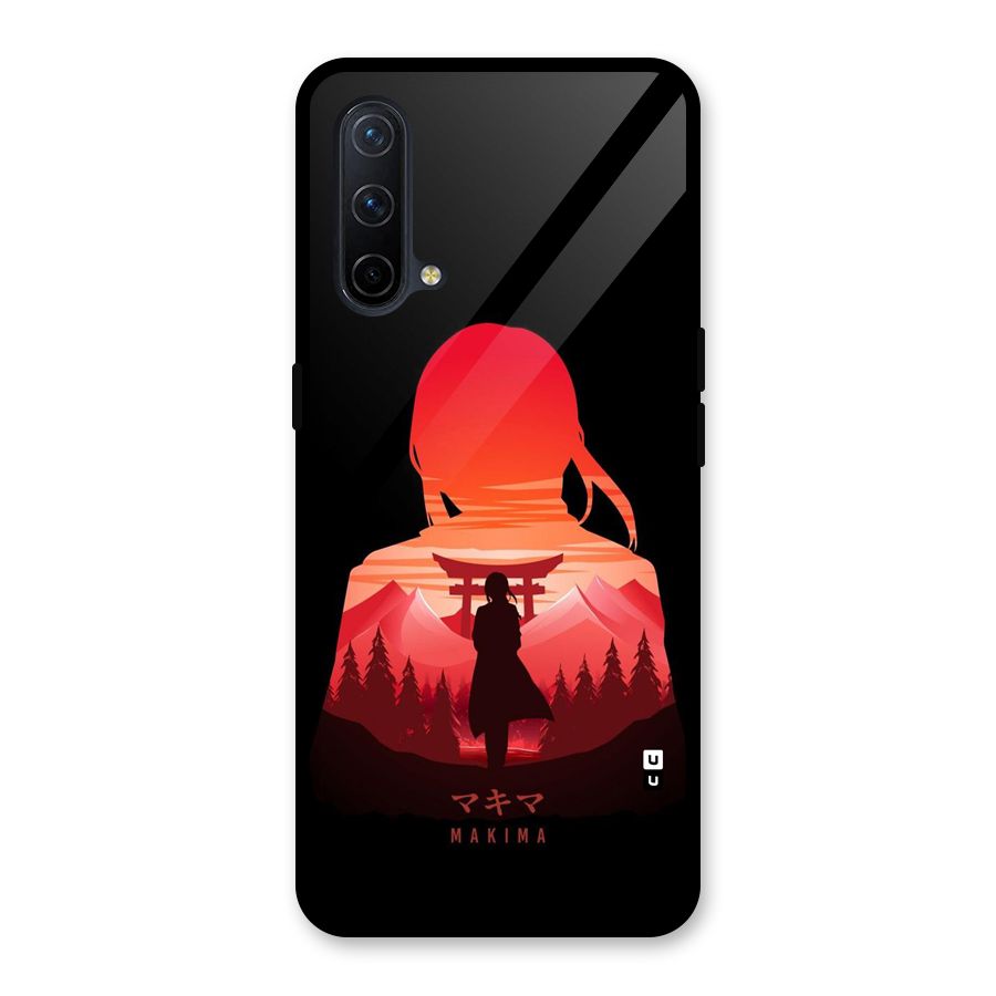 Amazing Makima Glass Back Case for OnePlus Nord CE 5G