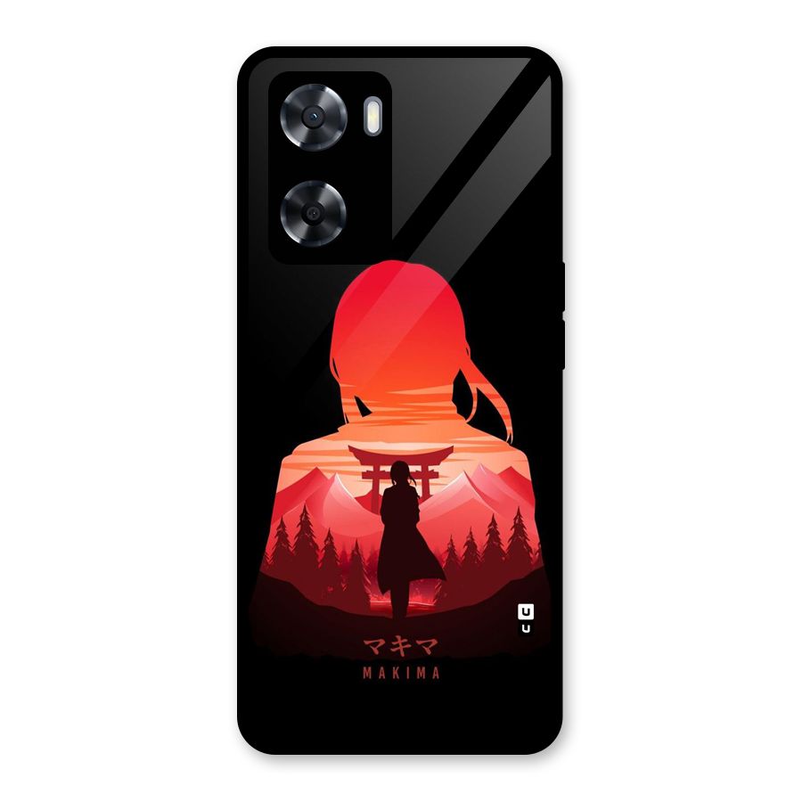 Amazing Makima Glass Back Case for OnePlus Nord N20 SE