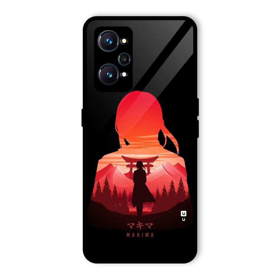 Amazing Makima Glass Back Case for Realme GT Neo2