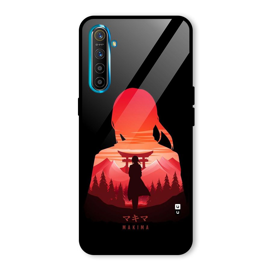 Amazing Makima Glass Back Case for Realme XT