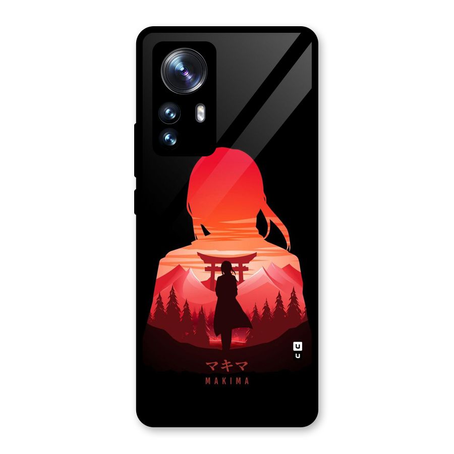 Amazing Makima Glass Back Case for Xiaomi 12 Pro