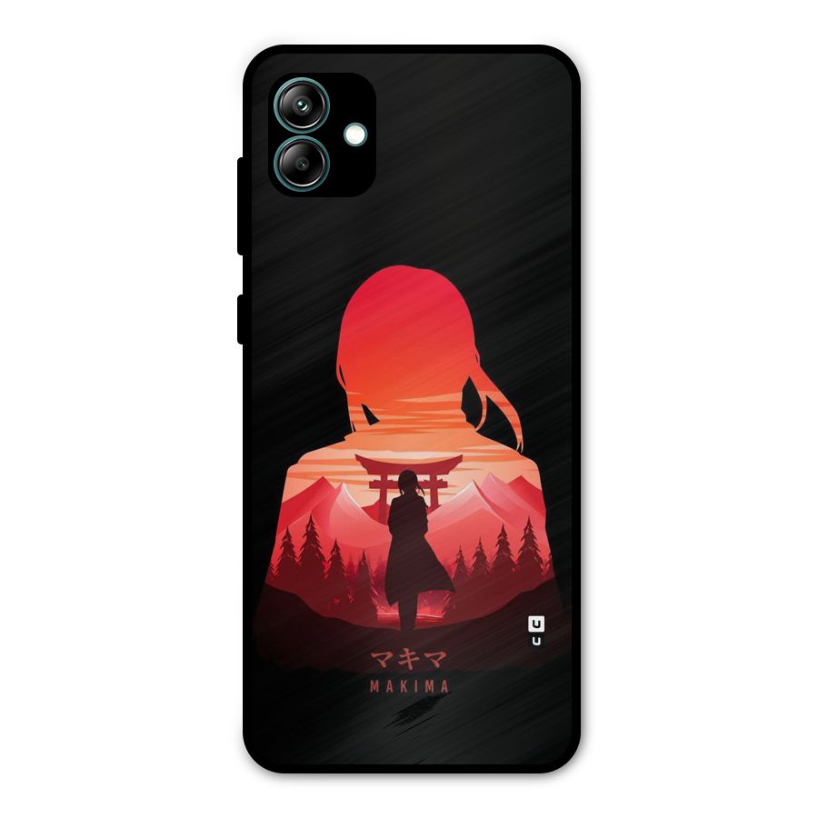 Amazing Makima Metal Back Case for Galaxy A04