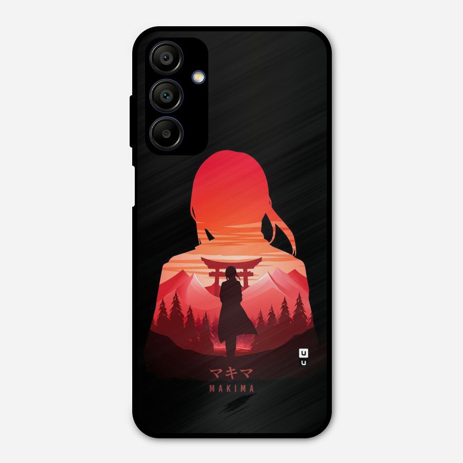Amazing Makima Metal Back Case for Galaxy A15 5G