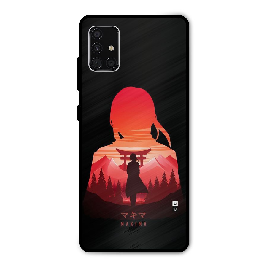 Amazing Makima Metal Back Case for Galaxy A51