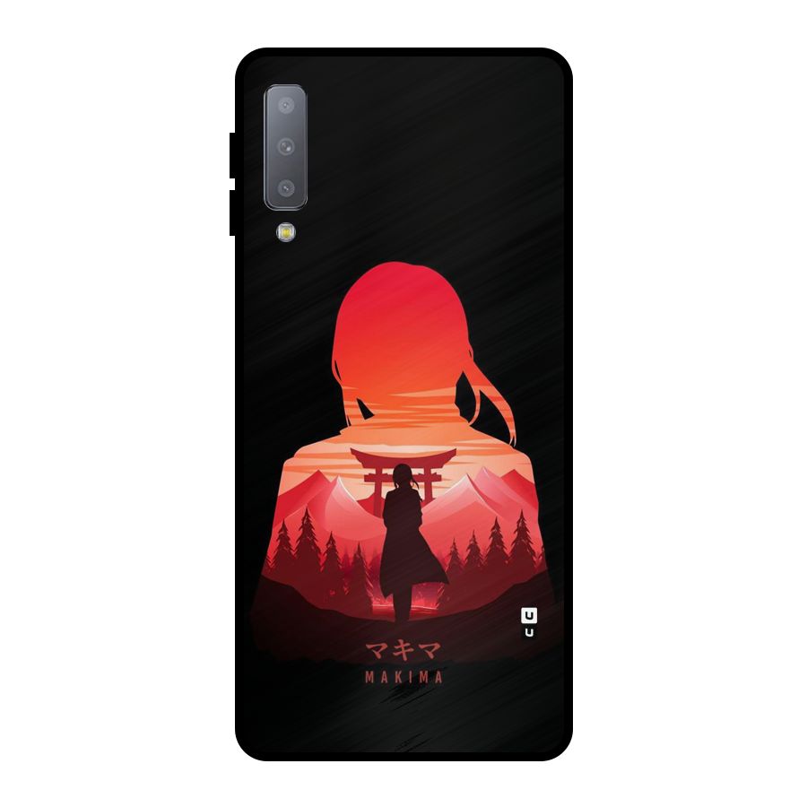 Amazing Makima Metal Back Case for Galaxy A7 (2018)