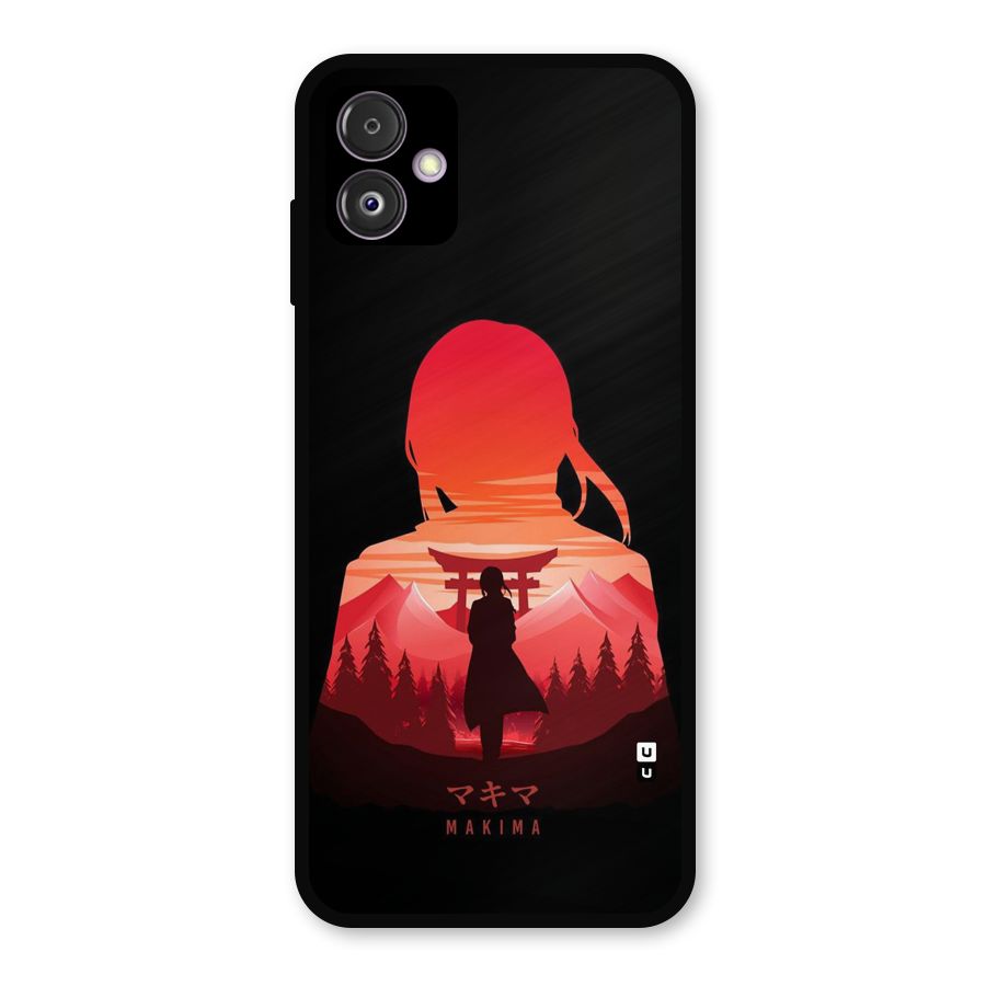 Amazing Makima Metal Back Case for Galaxy F14
