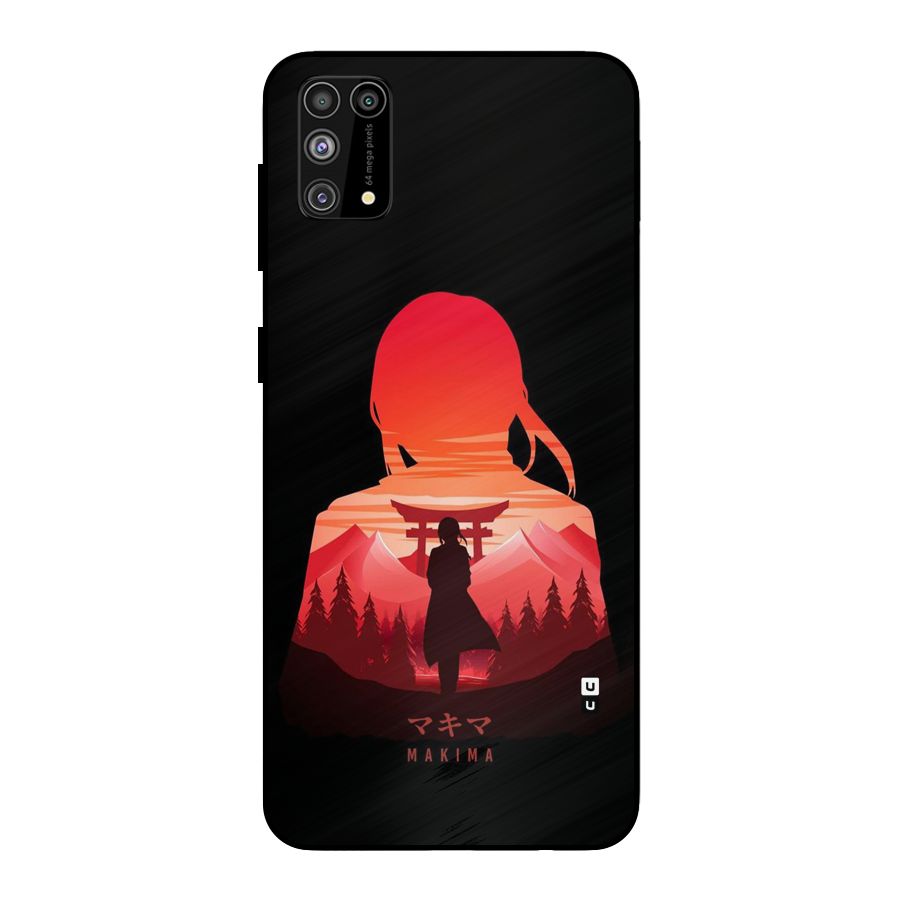 Amazing Makima Metal Back Case for Galaxy F41