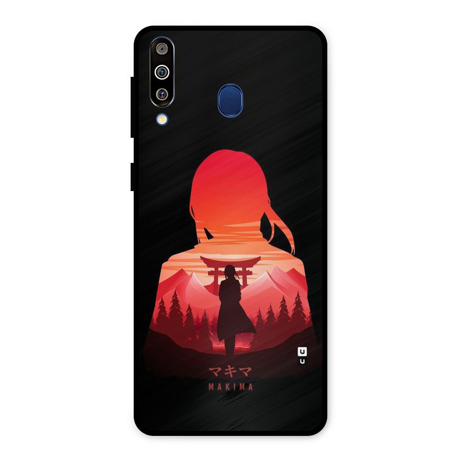 Amazing Makima Metal Back Case for Galaxy M30