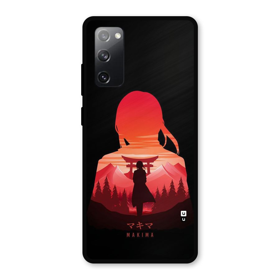 Amazing Makima Metal Back Case for Galaxy S20 FE 5G