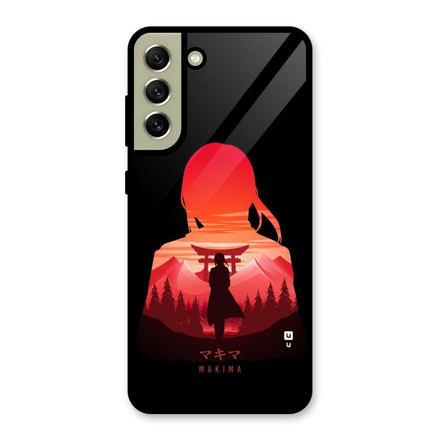 Amazing Makima Metal Back Case for Galaxy S21 FE 5G (2023)