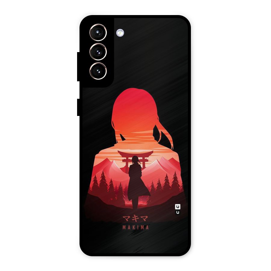 Amazing Makima Metal Back Case for Galaxy S21 Plus