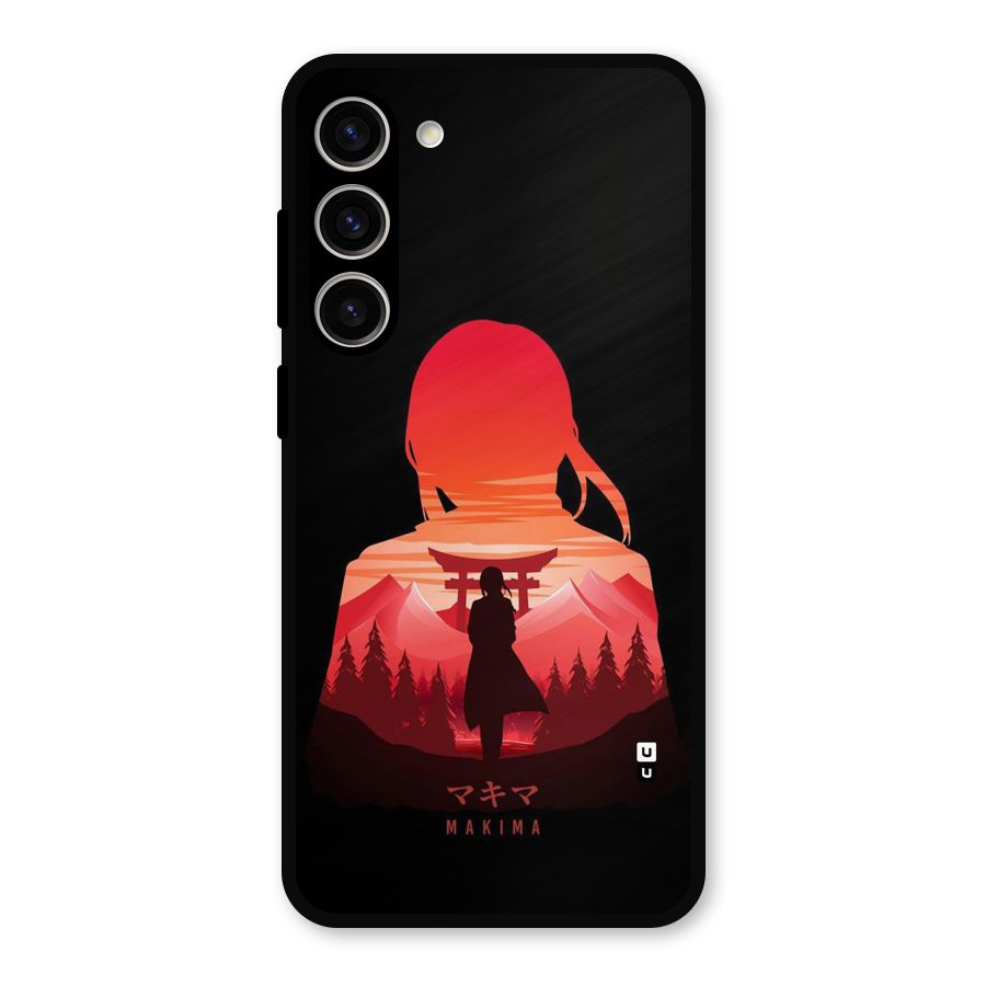 Amazing Makima Metal Back Case for Galaxy S23 Plus