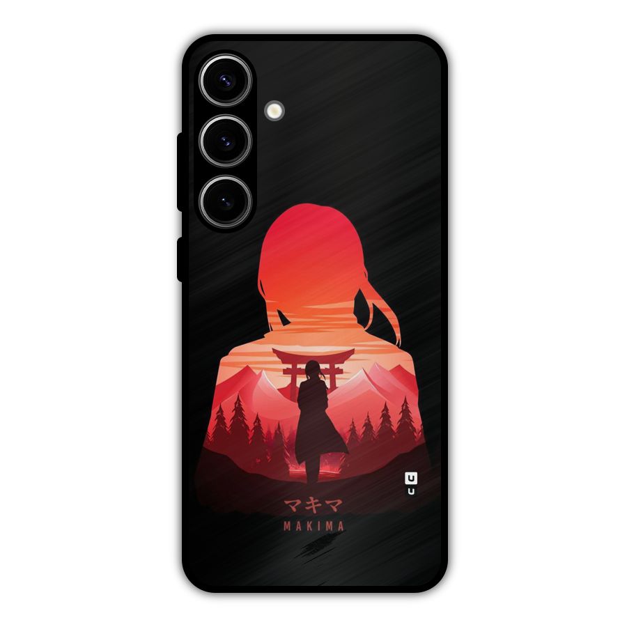 Amazing Makima Metal Back Case for Galaxy S24 Plus