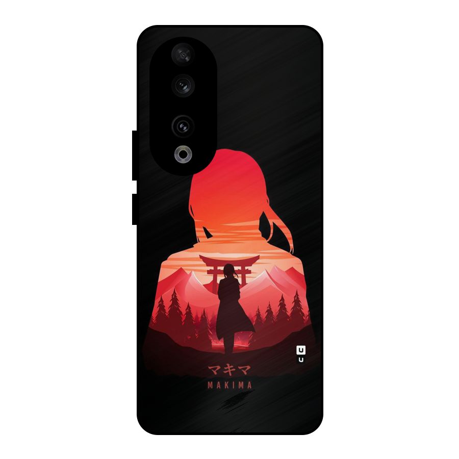 Amazing Makima Metal Back Case for Honor 90
