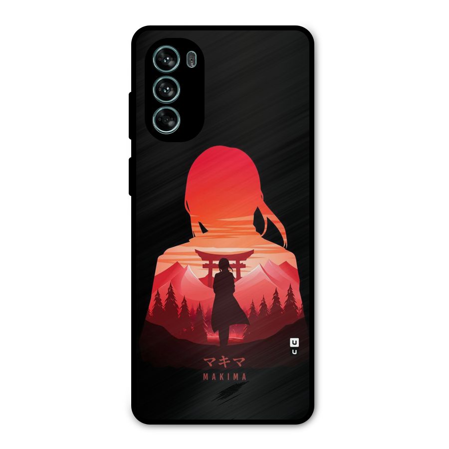 Amazing Makima Metal Back Case for Moto G62