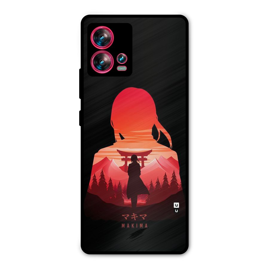 Amazing Makima Metal Back Case for Motorola Edge 30 Fusion