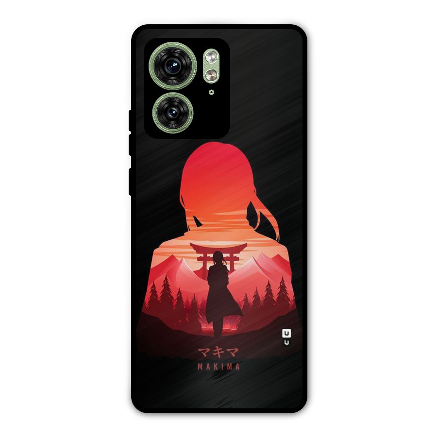 Amazing Makima Metal Back Case for Motorola Edge 40 5G