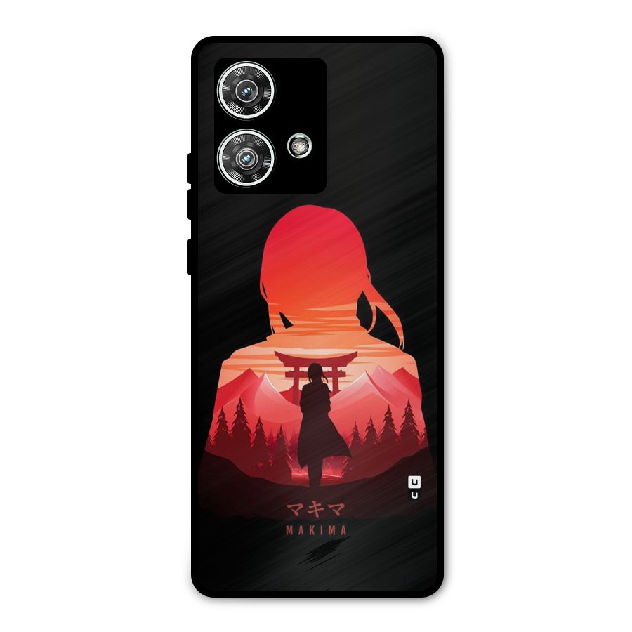 Amazing Makima Metal Back Case for Motorola Edge 40 Neo