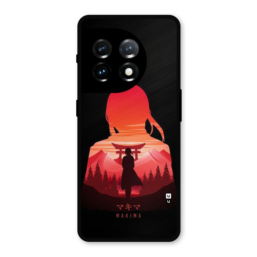 Amazing Makima Metal Back Case for OnePlus 11