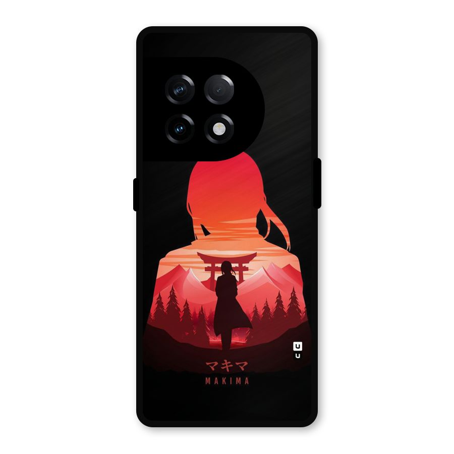 Amazing Makima Metal Back Case for OnePlus 11R
