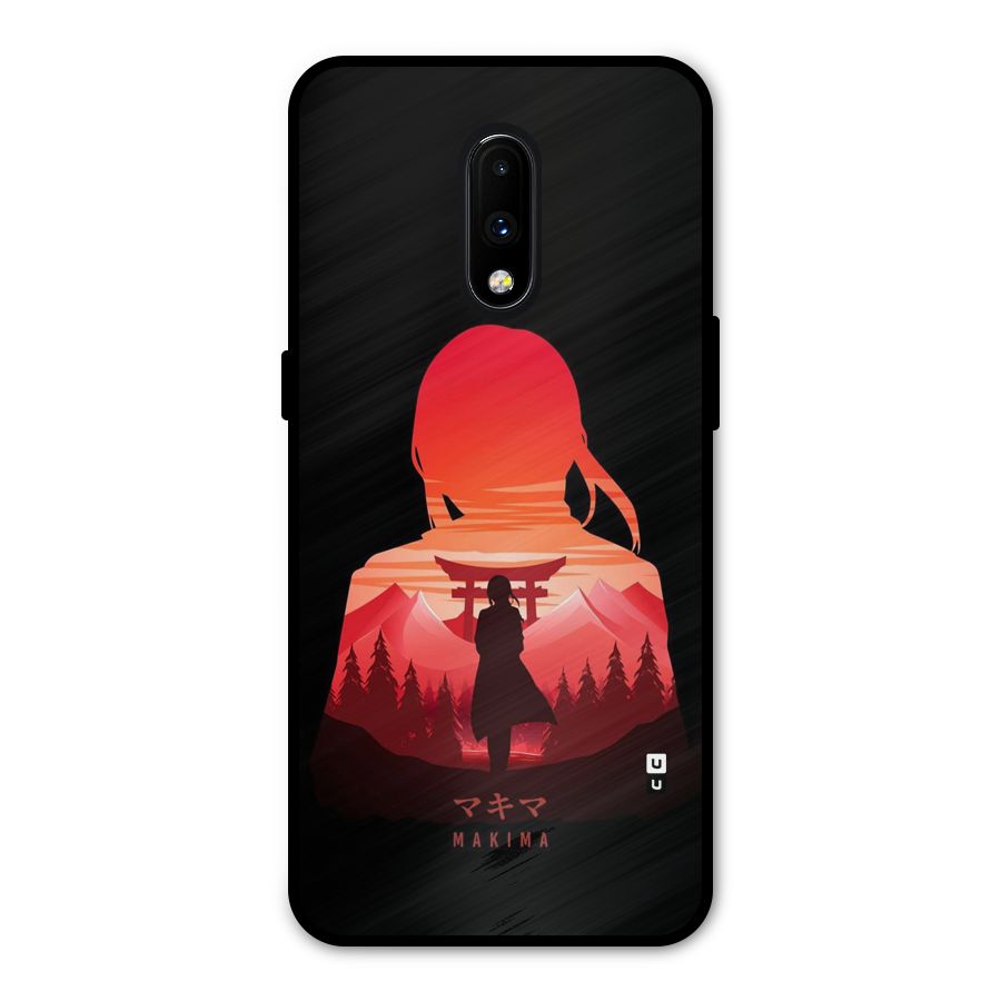 Amazing Makima Metal Back Case for OnePlus 7