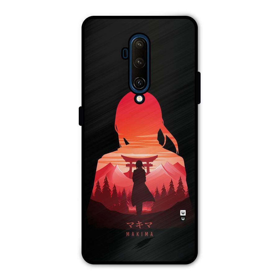 Amazing Makima Metal Back Case for OnePlus 7T Pro